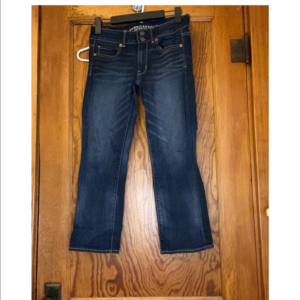 American eagle size 4 cropped jeans